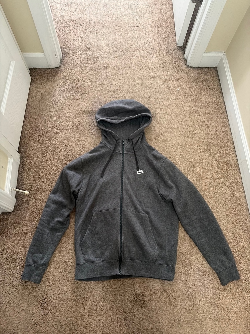 Nike Men's Dark Gray Full-Zip Hoodie Jogging suit